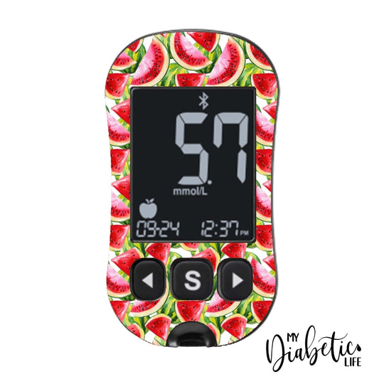 Watermelon Slice - Caresens Dual Peel Skin And Decal Glucose Meter Sticker