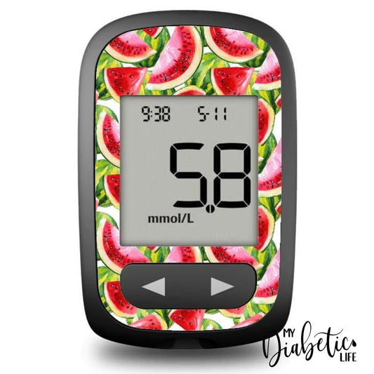 Watermelon Slices - Accu-Chek Guide Me Peel Skin And Decal Glucose Meter Sticker