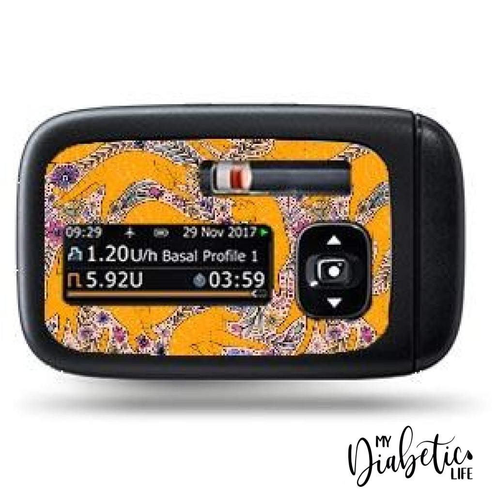 Yoga Cats - Accu-Chek Insight Peel Skin And Decal Insulin Pump Sticker Accu-Chek