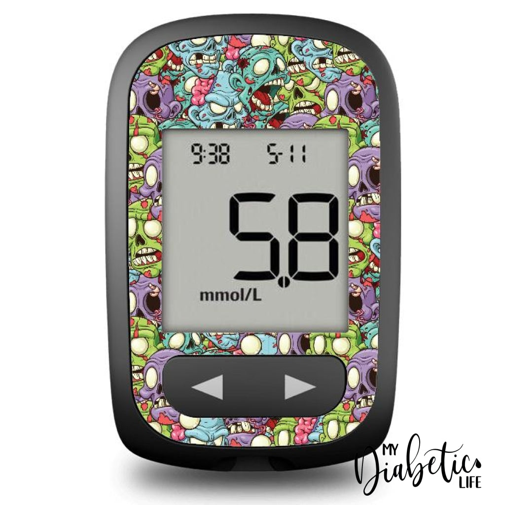 Zombies - Accu-Chek Guide Me Peel Skin And Decal Glucose Meter Sticker