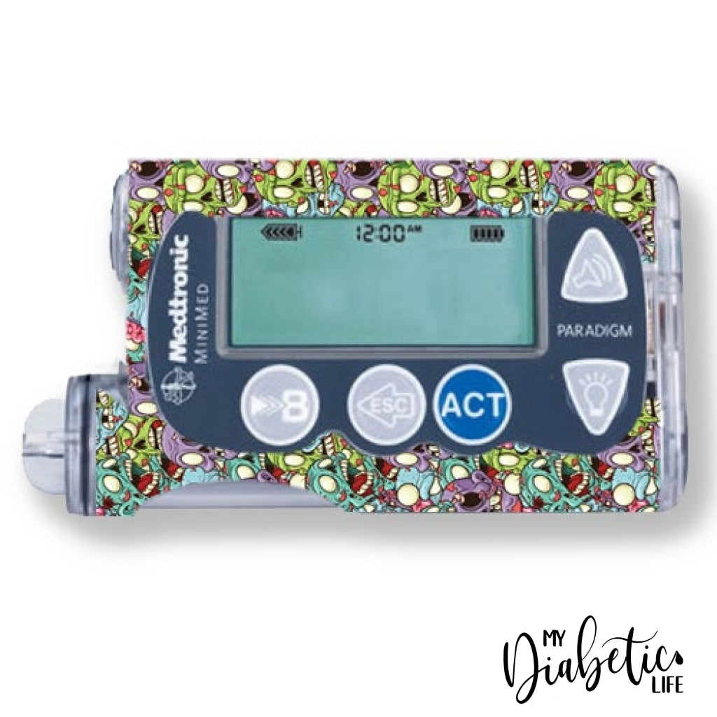 Zombies - Medtronic Paradigm Series 7 Skin And Decal Insulin Pump Sticker